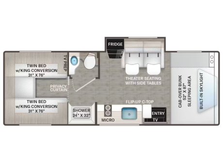 2025 Thor ECHELON GL24  Class C Motorhome