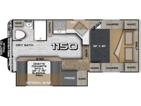 2026 Northwood Arctic Fox 1150  Truck Camper