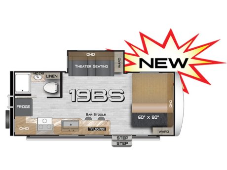 2026 Northwood Nash 19BS  Travel Trailer