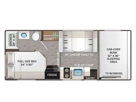 2026 Thor ECHELON LC21  Class C Motorhome