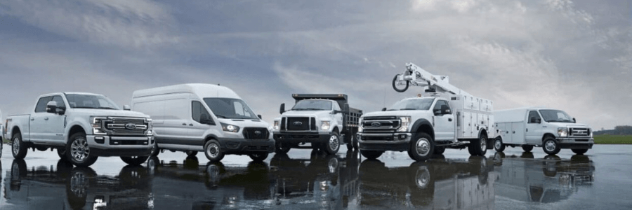 ford commercial trucks lineup