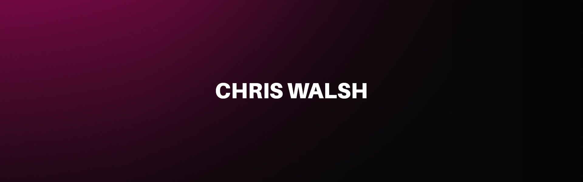 Chris Walsh