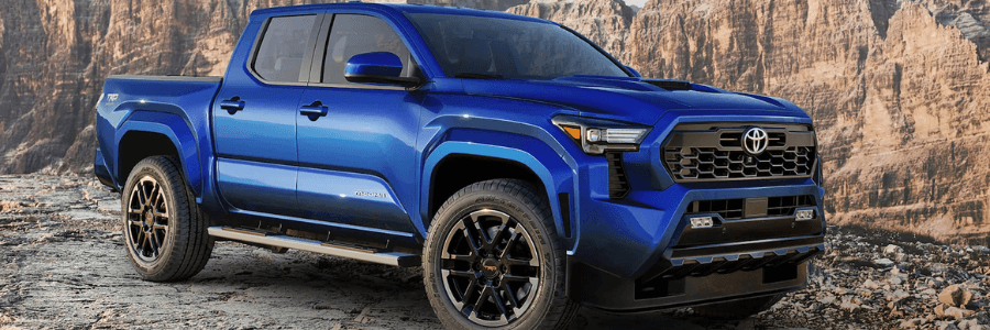 Featured Image Toyota Tacoma in blue