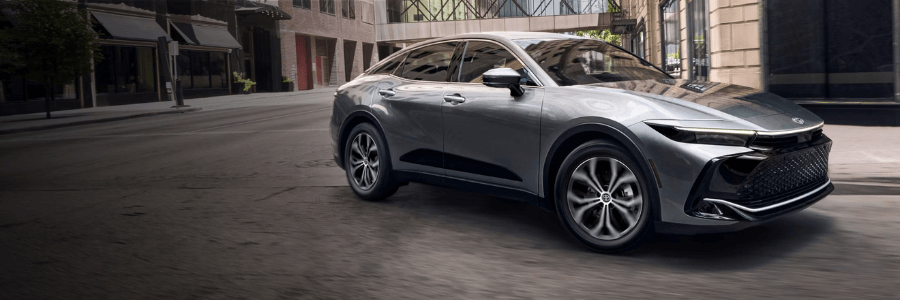 toyota crown in silver