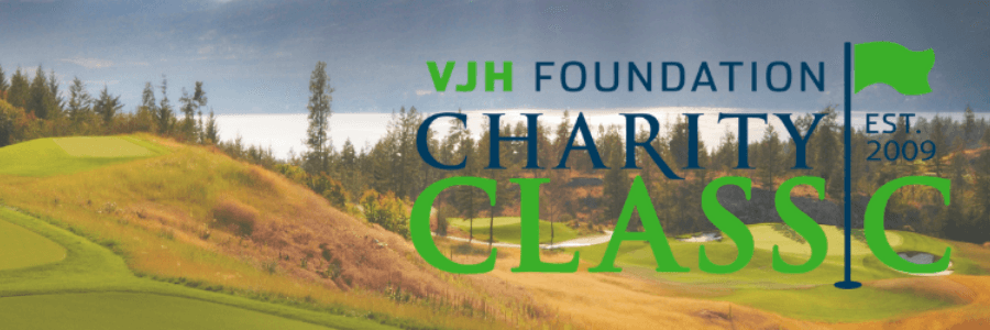 Vernon Charity Classic script on a golf course