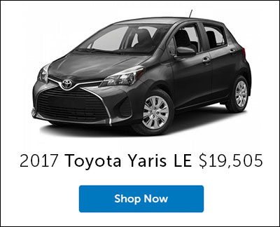 2017 Toyota Yaris LE $19,505
