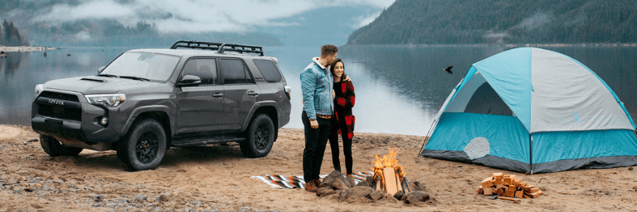 2022 Toyota 4Runner at a campsite