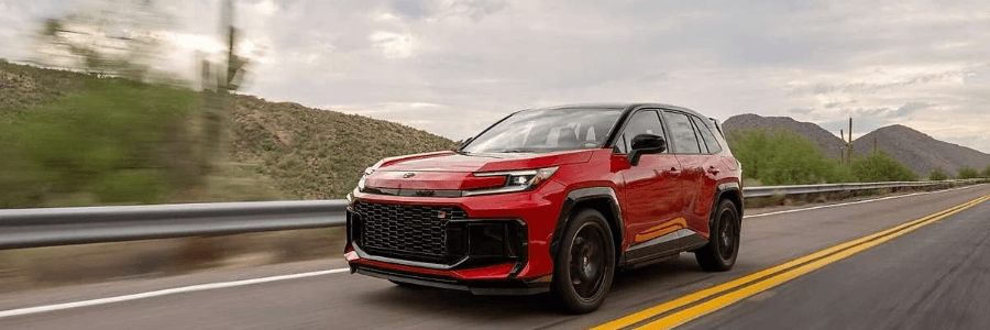 Featured Image toyota rav4 in red on freeway