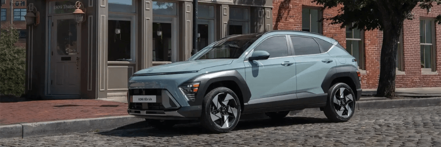 Featured Image Hyundai Kona in mint green