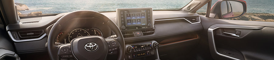 rav4 interior dashboard technology