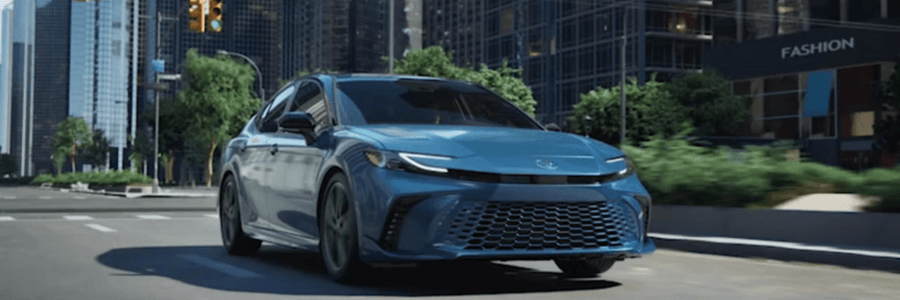 toyota-camry in the city