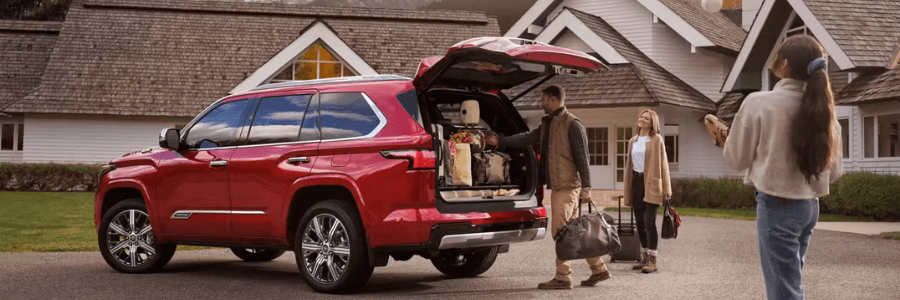 toyota sequoia and family