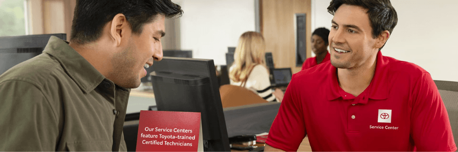 Featured Image customer at toyota service centre