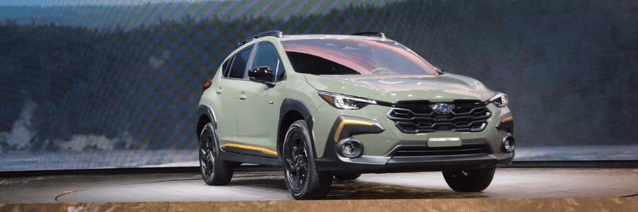 Featured Image subaru crosstek in mint green
