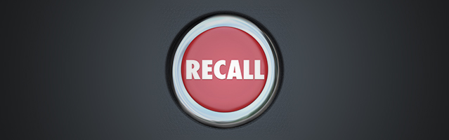 Red recall button