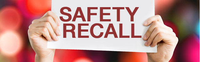 Safety recall sign