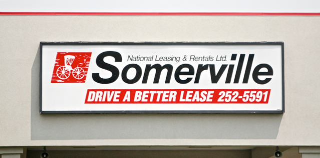 Somerville Auto dealership sign