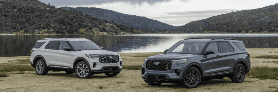 ford suvs by the lake