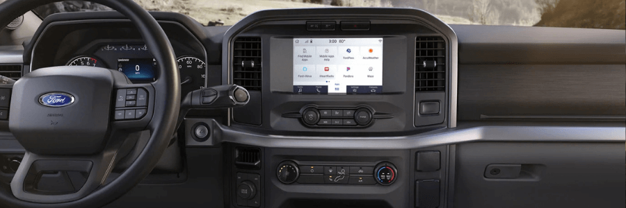 Interior Touchscreen in Ford Truck