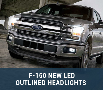 F-150 new LED outlined headlights 