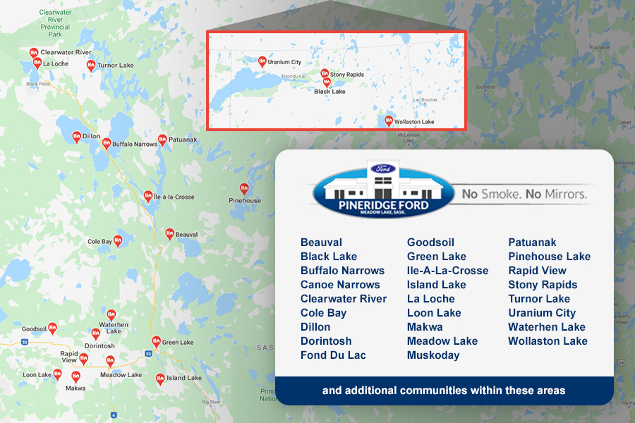 PineRidge Ford Expanded Area
