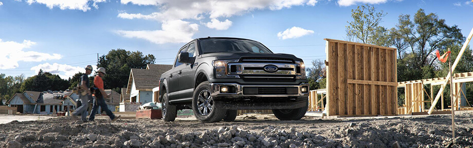 Grey Ford F-150 work truck getting the job done right - deals at PineRidge