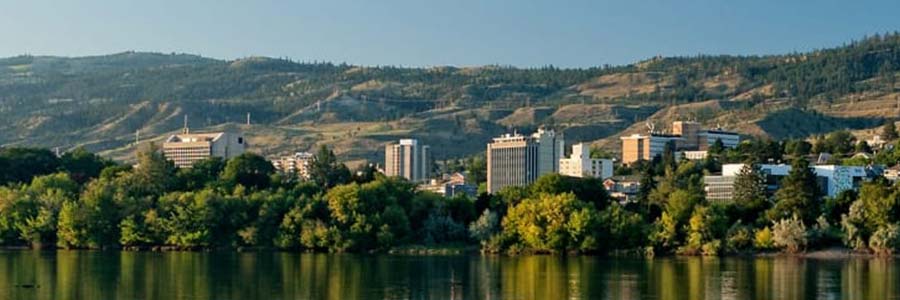cityscape of Kamloops BC