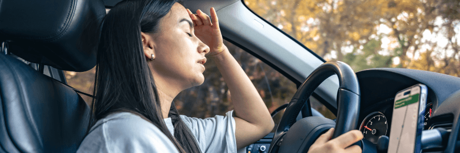 Featured Image driver sweating in car