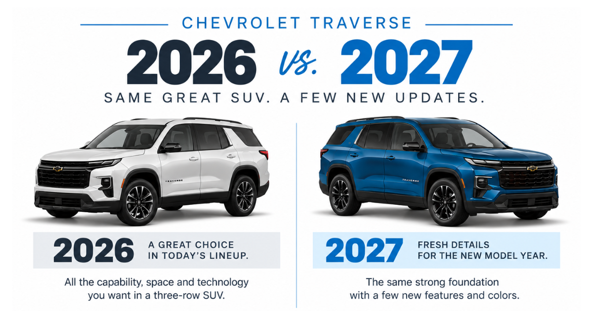 Travers 2026 compared to 2027