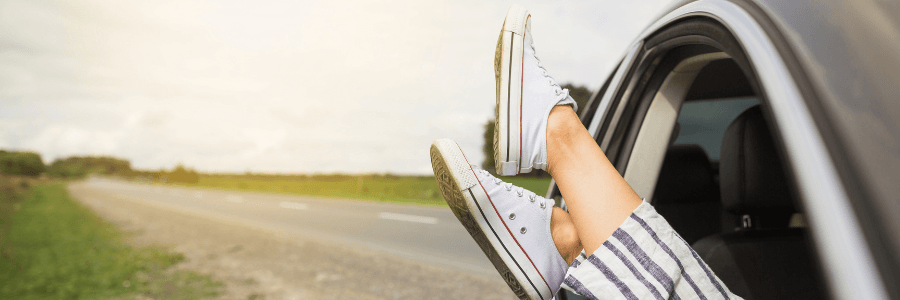 Featured Image girls feet out of car window
