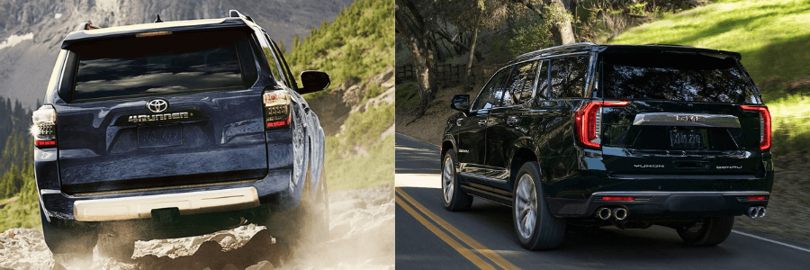 2021 Toyota 4Runner versus The GMC Yukon