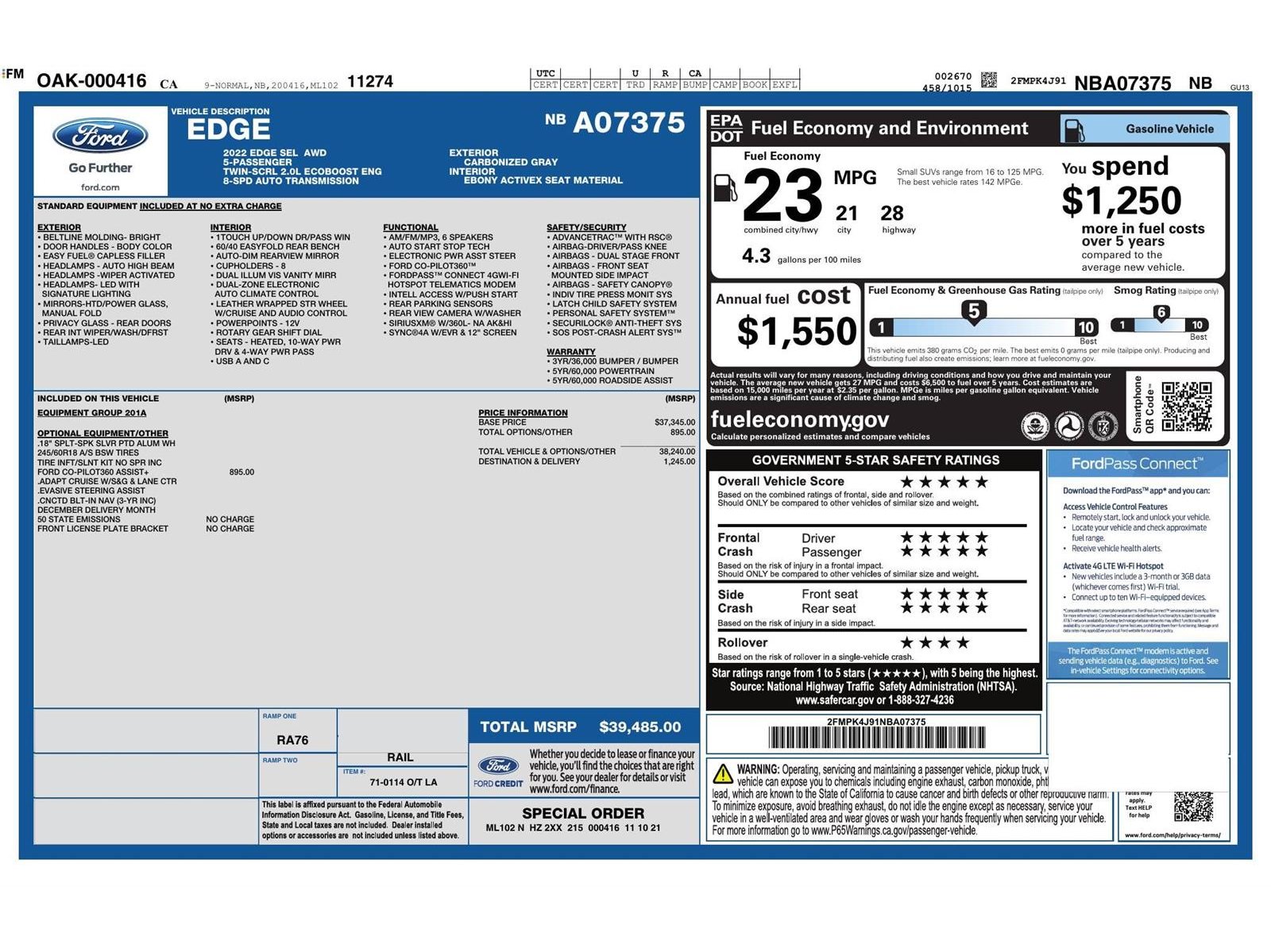 2022 Ford Edge SEL - Photo 9