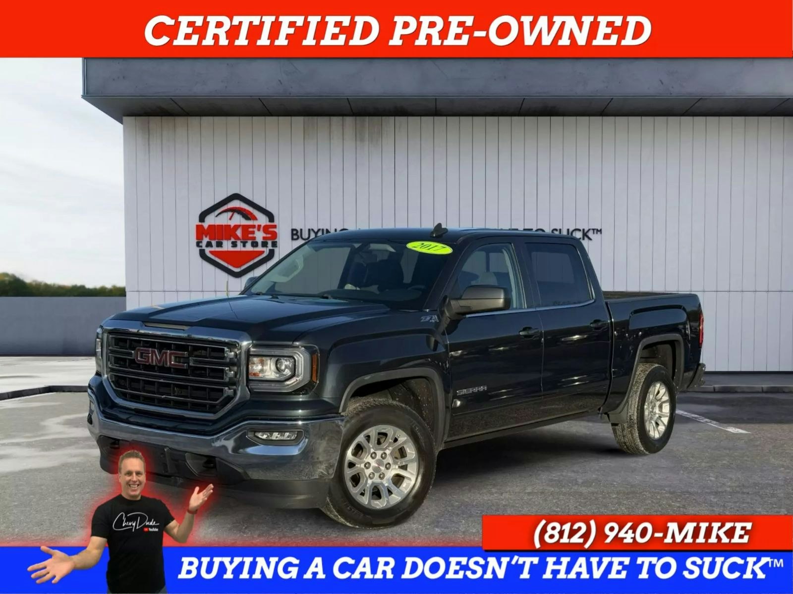 2017 GMC Sierra 1500 Crew Cab SLE Pickup 5 3/4 ft (P1506) Main Image