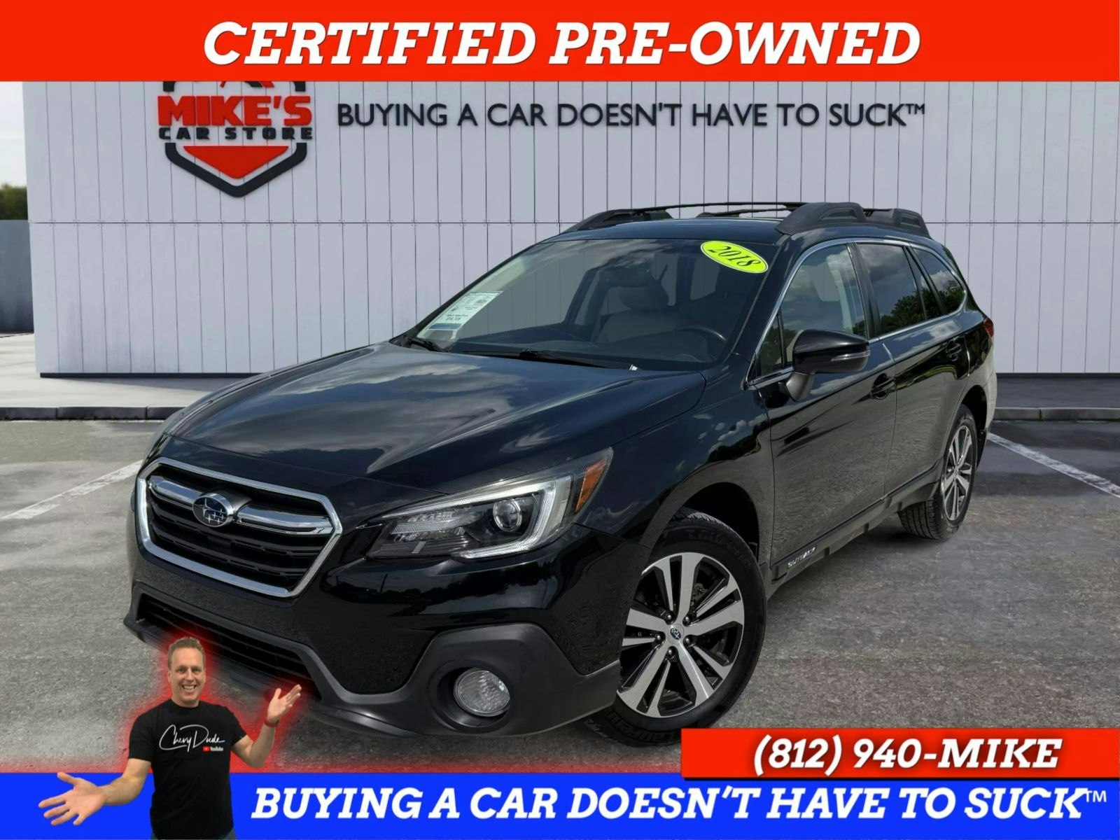 2018 Subaru Outback 2.5i Limited Wagon (P1580) Main Image