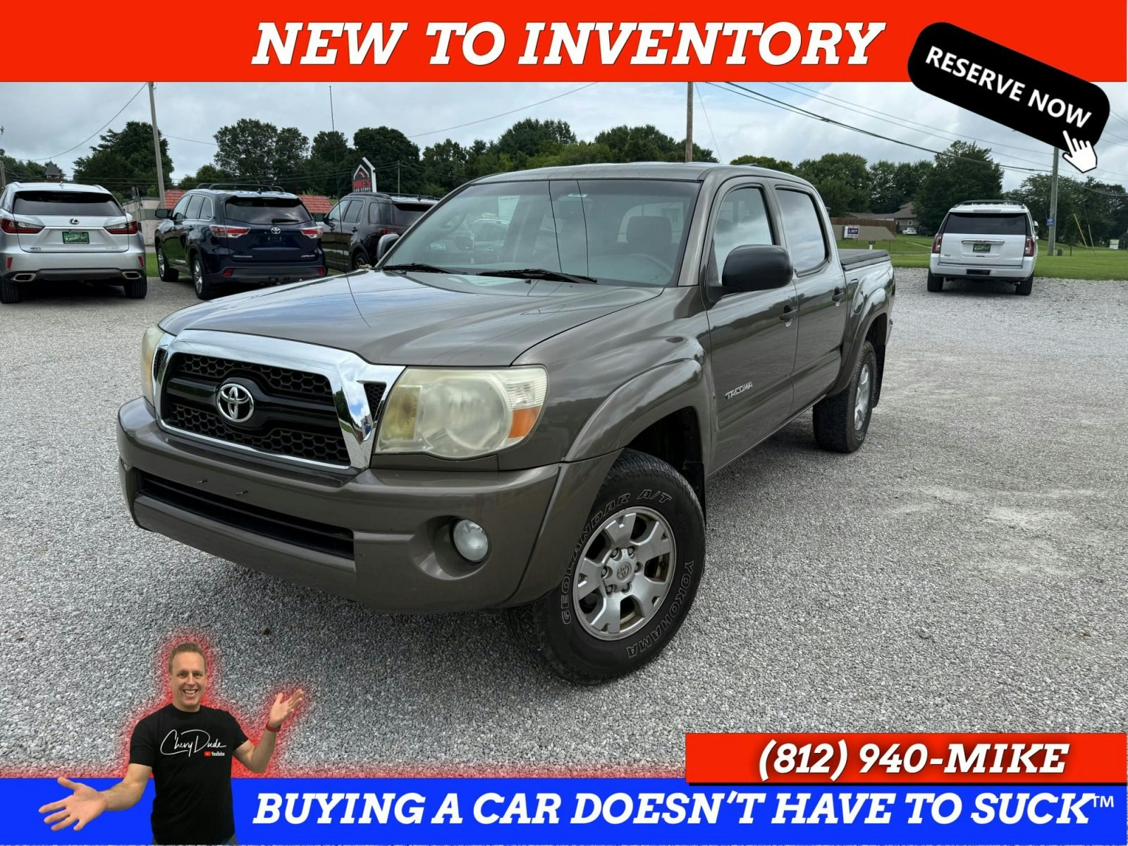 2011 Toyota Tacoma Double Cab PreRunner Pickup 5 ft (P1582A) Main Image