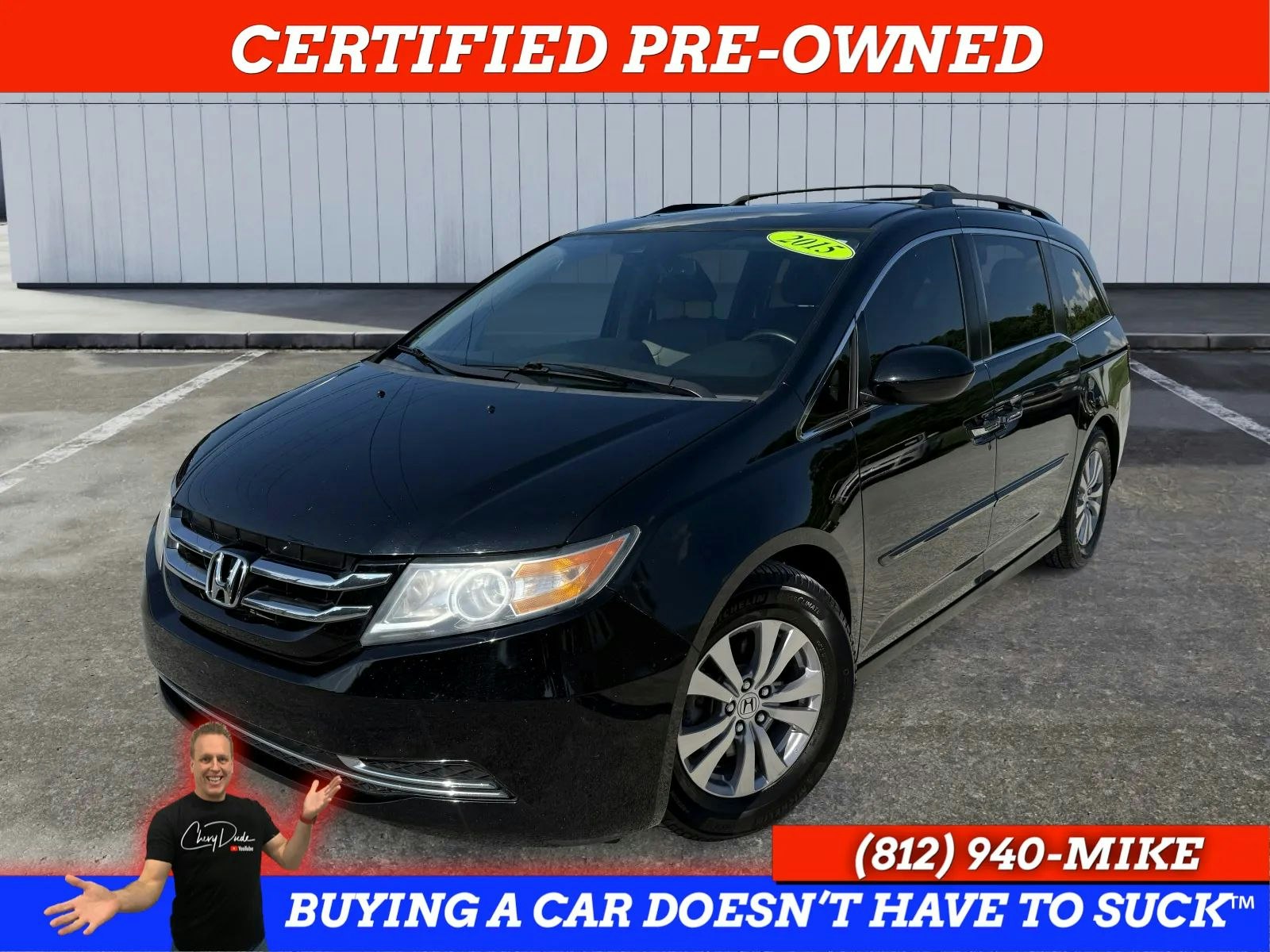 2015 Honda Odyssey EX-L Minivan (P1580A) Main Image