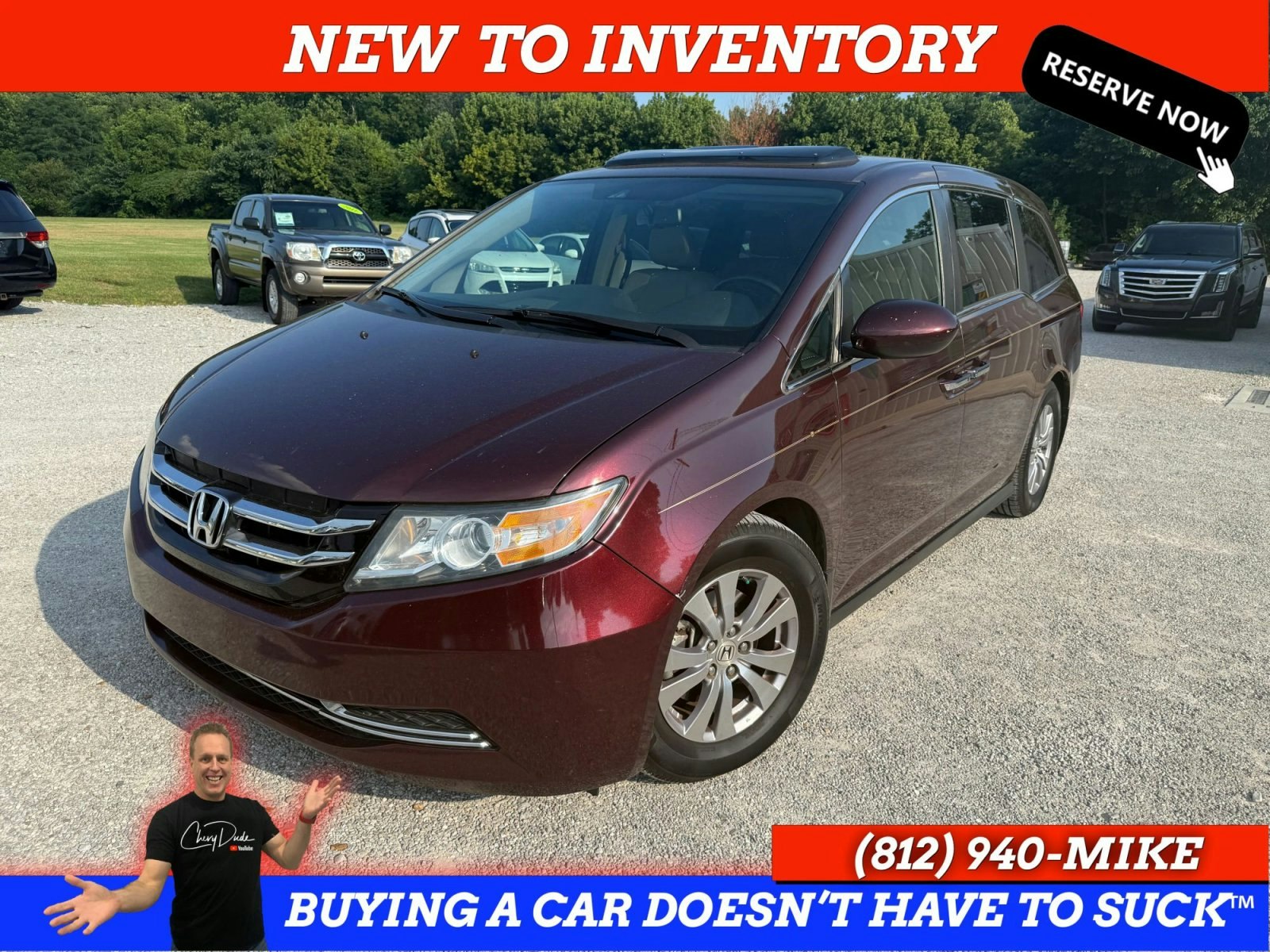 2014 Honda Odyssey EX-L Minivan (P1621) Main Image