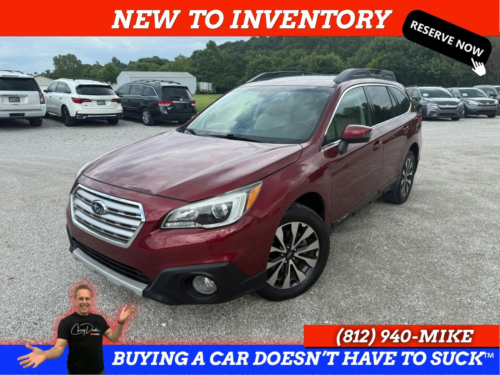 2016 Subaru Outback 2.5i Limited Wagon (P1623) Main Image