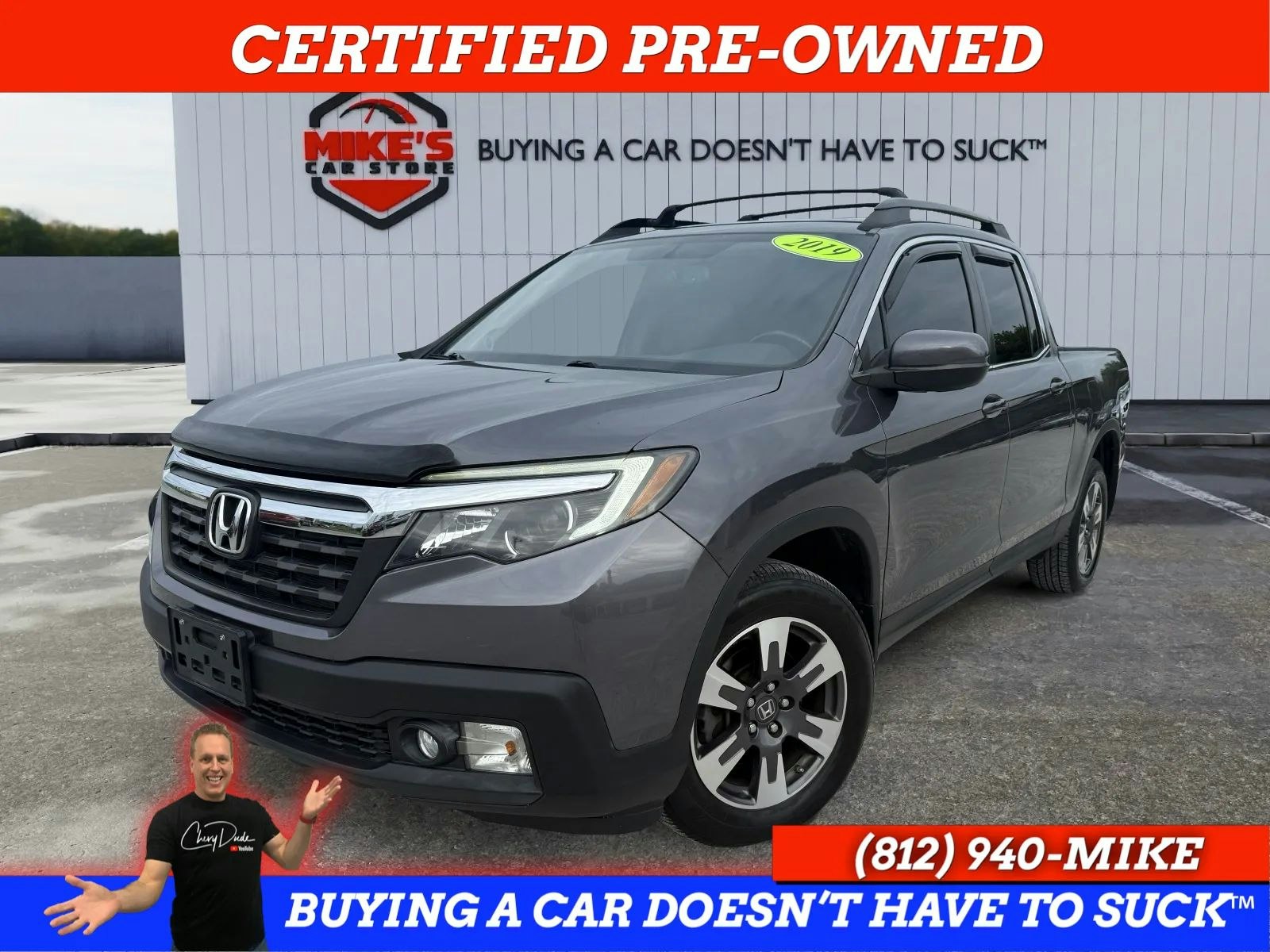2019 Honda Ridgeline RTL-T Pickup 5 ft (P1629) Main Image