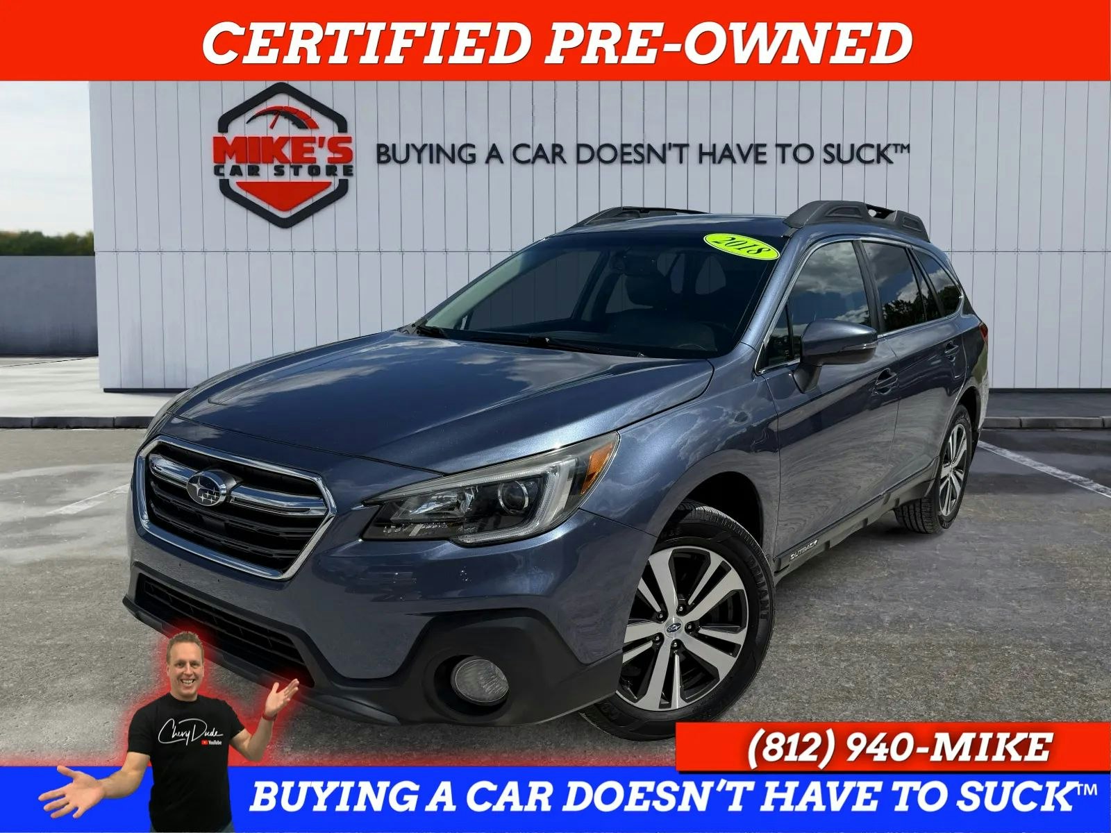 2018 Subaru Outback 2.5i Limited Wagon (P1628) Main Image