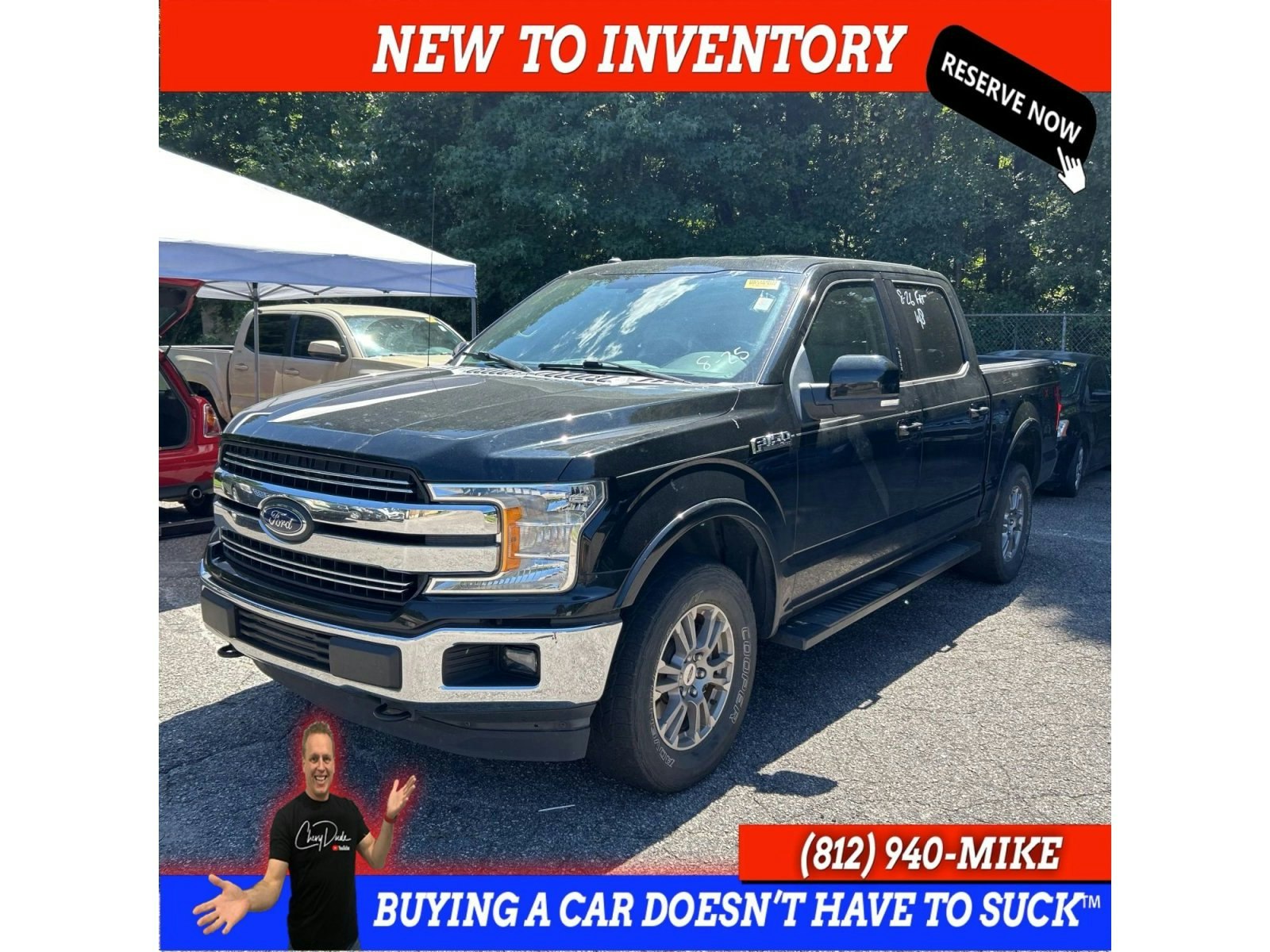 2018 Ford F150 SuperCrew Cab Lariat Pickup 5 1/2 ft (P1640) Main Image