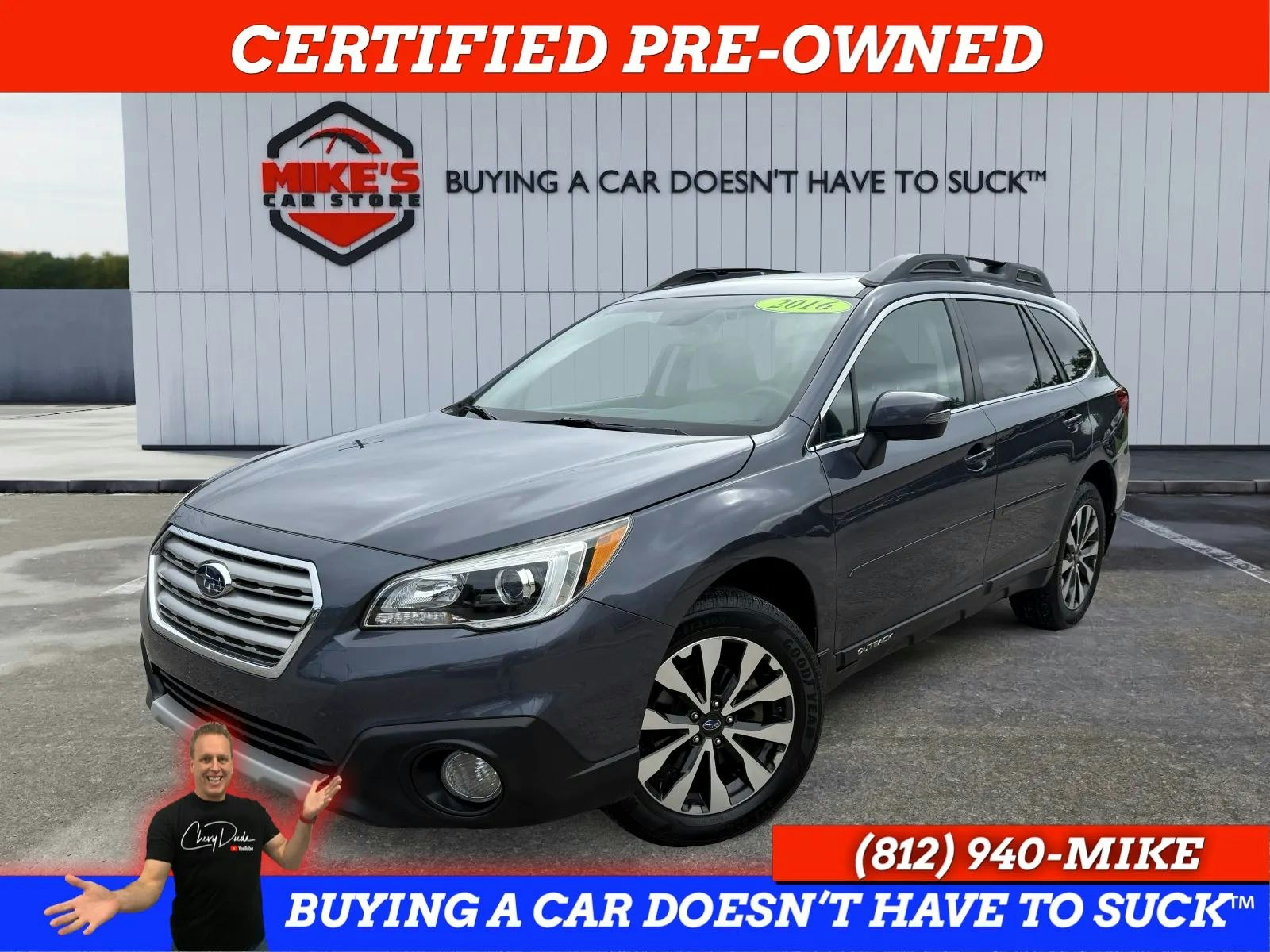 2016 Subaru Outback 2.5i Limited Wagon (P1646) Main Image