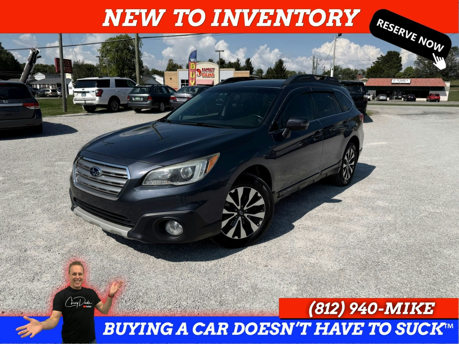 2015 Subaru Outback 3.6R Limited Wagon (P1662) Main Image
