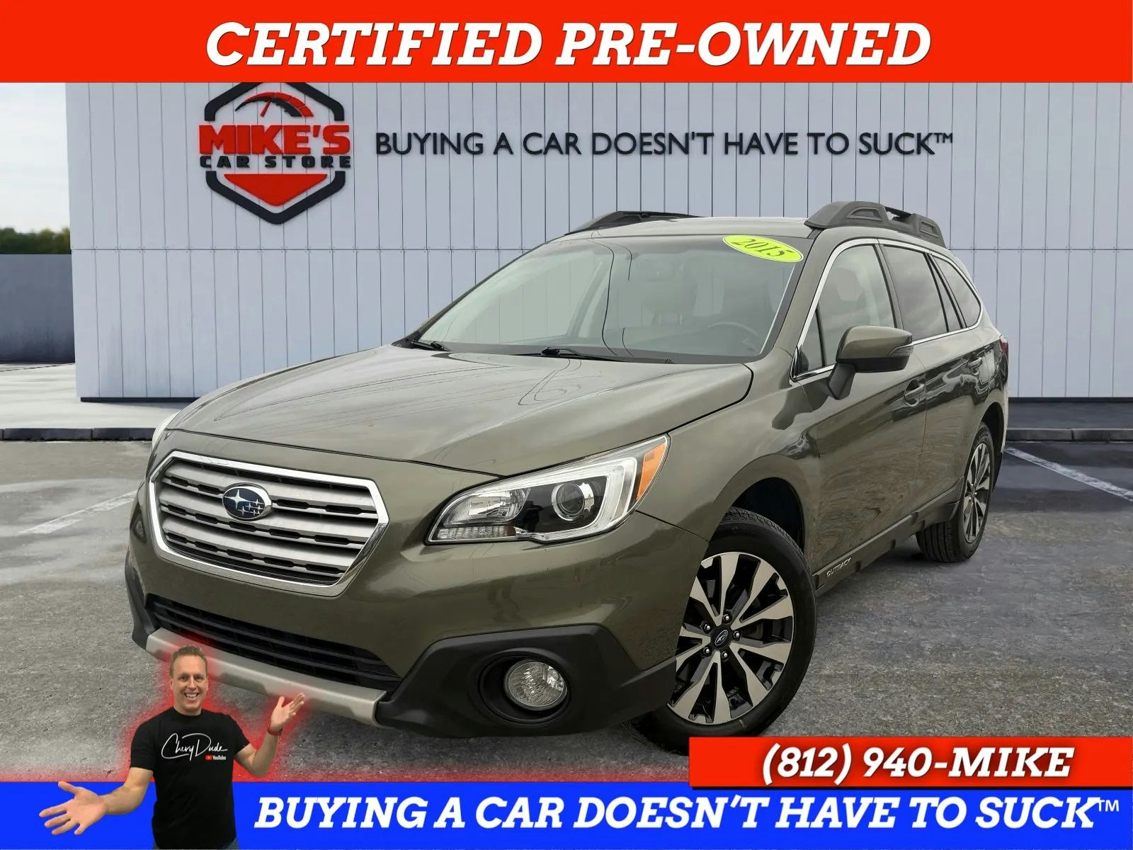 2015 Subaru Outback 2.5i Limited Wagon (P1684) Main Image