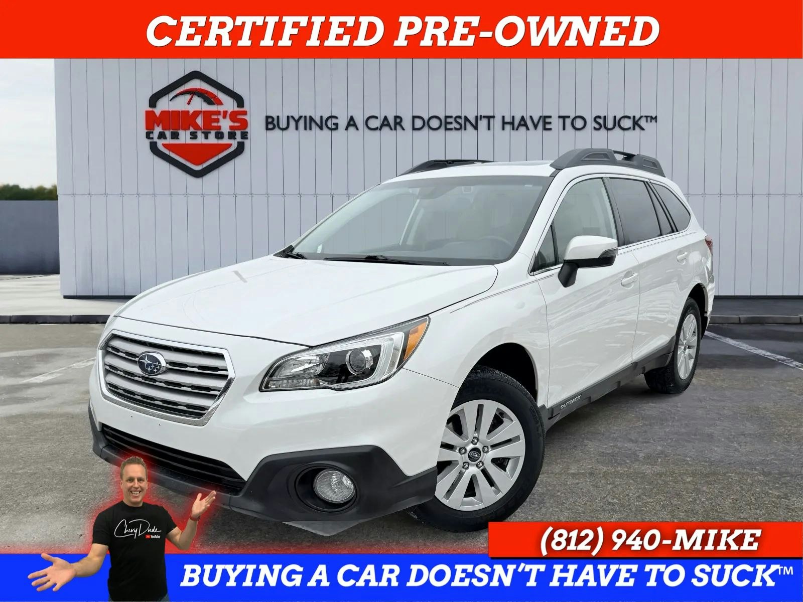 2017 Subaru Outback 2.5i Premium Wagon (P1695) Main Image