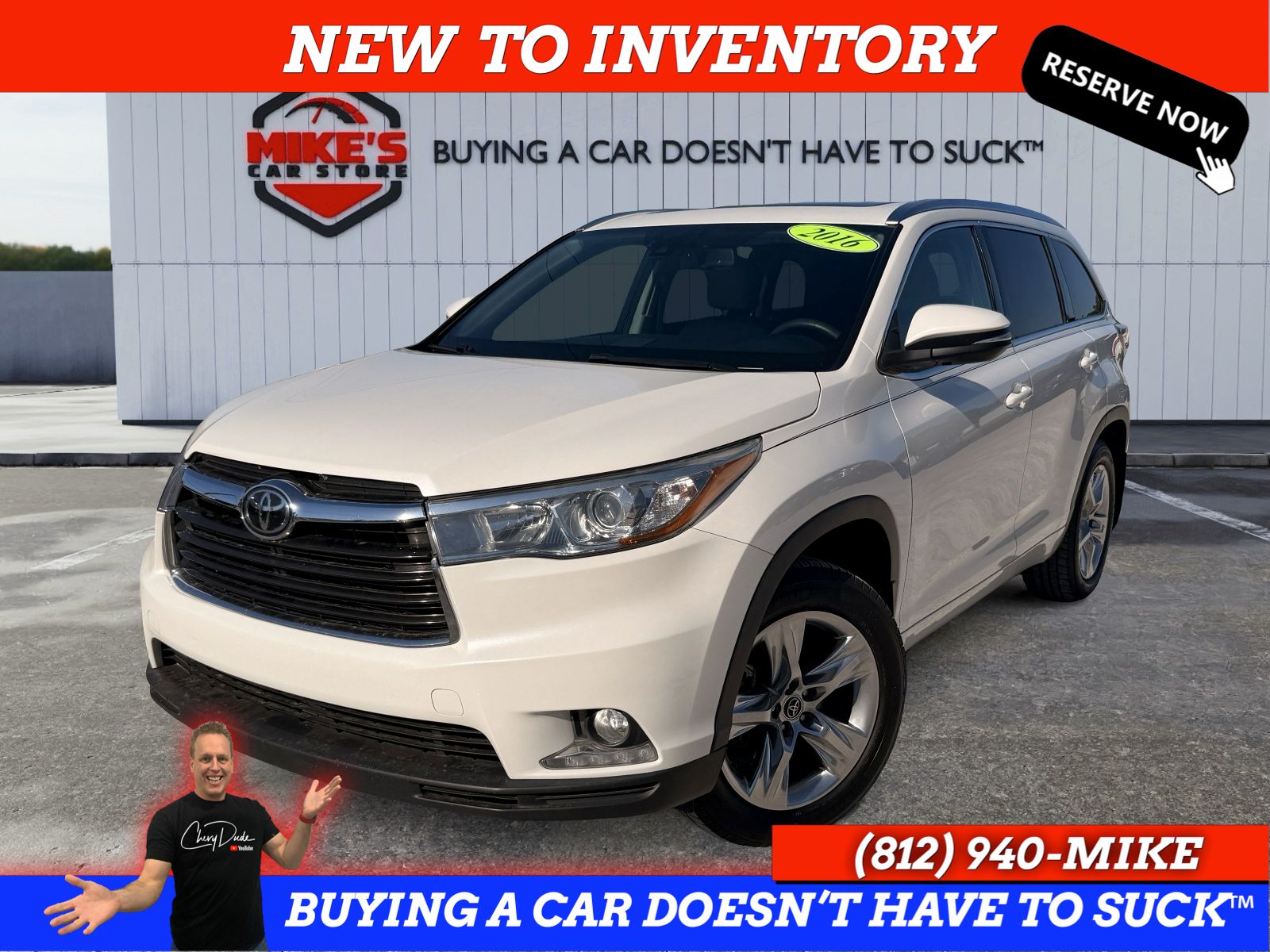 2016 Toyota Highlander Limited Platinum V6 (1745) Main Image