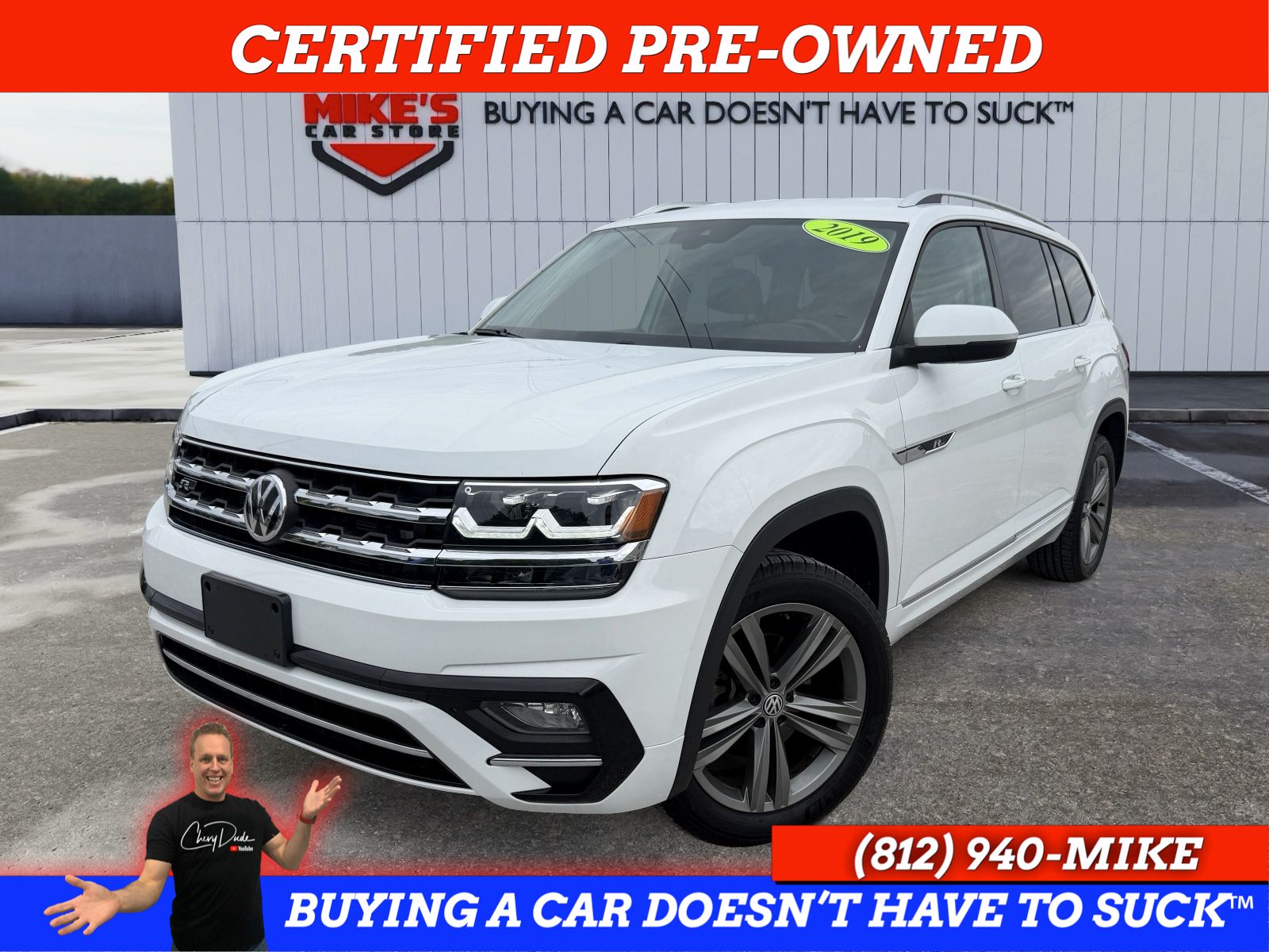 2019 Volkswagen Atlas 3.6L V6 SE (1795) Main Image