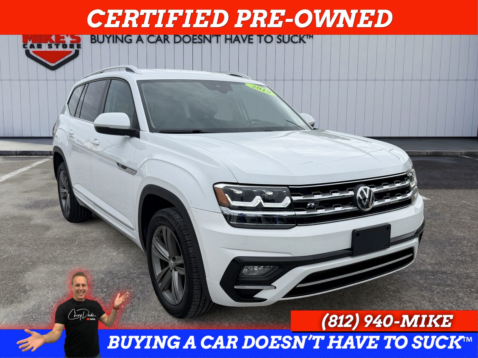 2019 Volkswagen Atlas SE R-Line w/Tech - Photo 10