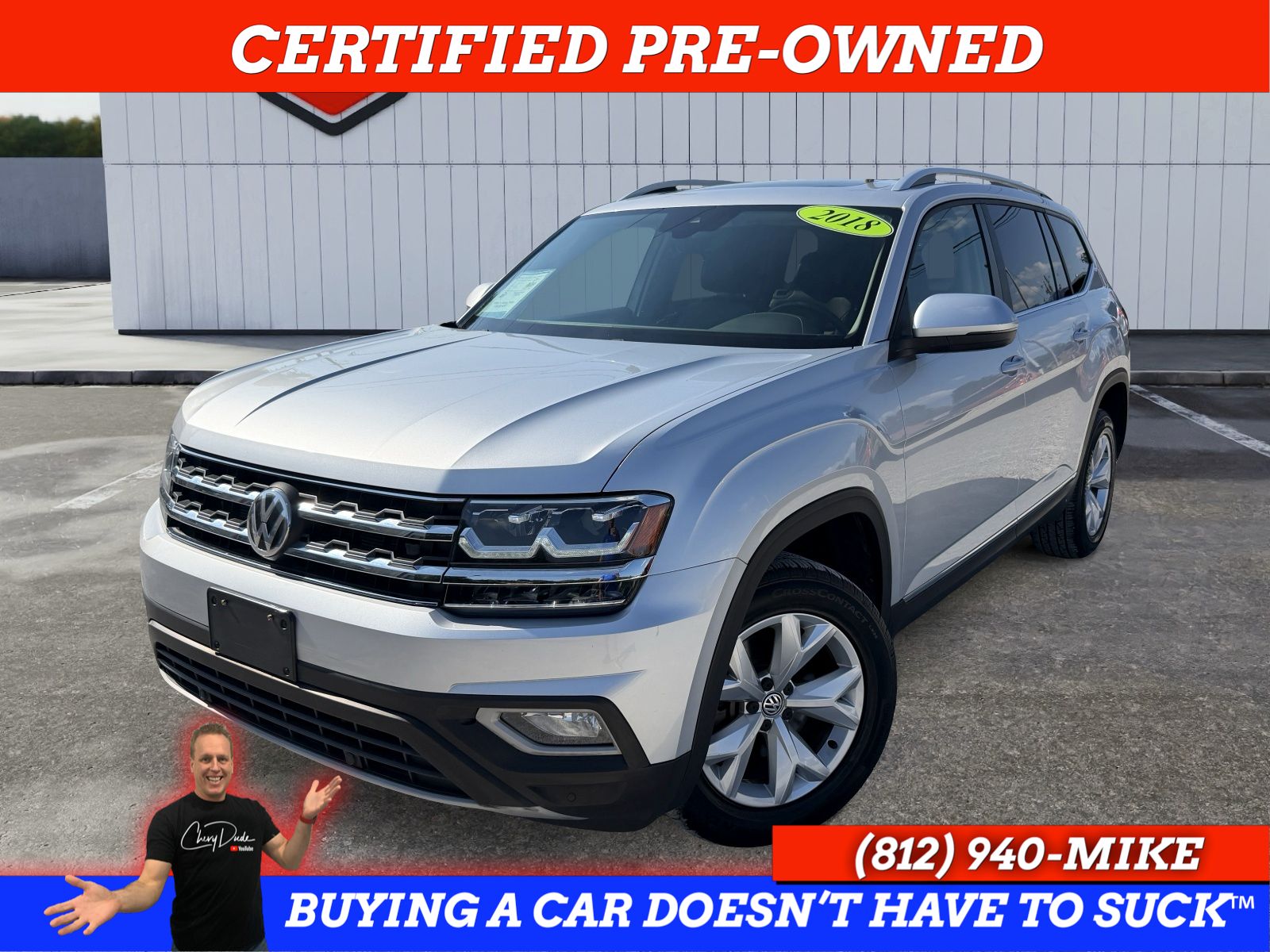 2018 Volkswagen Atlas SEL (1844) Main Image