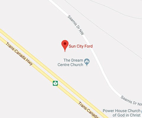 https://www.google.ca/maps/place/Sun City Ford/@50.0510586,-110.7282757,16.01z/data=!4m13!1m7!3m6!1s0x53132c980753f663:0x909d875bb1599605!2s1788 Saamis Dr NW, Medicine Hat, AB T1C 1W7!3b1!8m2!3d50.0510867!4d-110.7279505!3m4!1s0x53132cbd4c44f76d:0xe34433c97167d690!8m2!3d50.0510391!4d-110.7282842